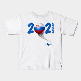 Slovakia Euro Soccer 2021 Kids T-Shirt